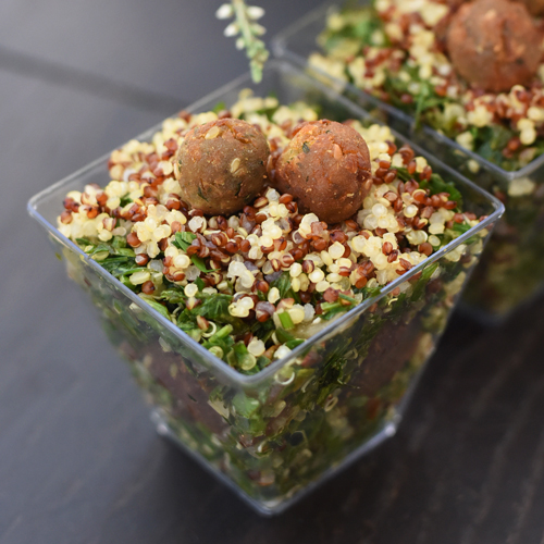 Quinoa Falafel Salad